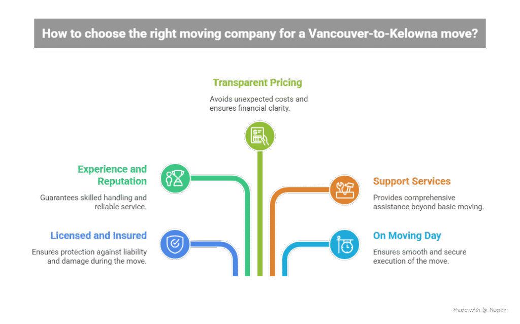 choosing a vancouver to kelowna moving company visual selection