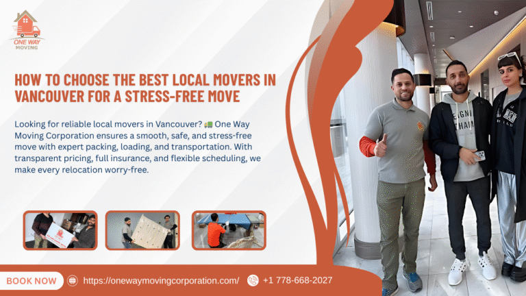 How to Choose the Best Local Movers in Vancouver for a Stress-Free Move