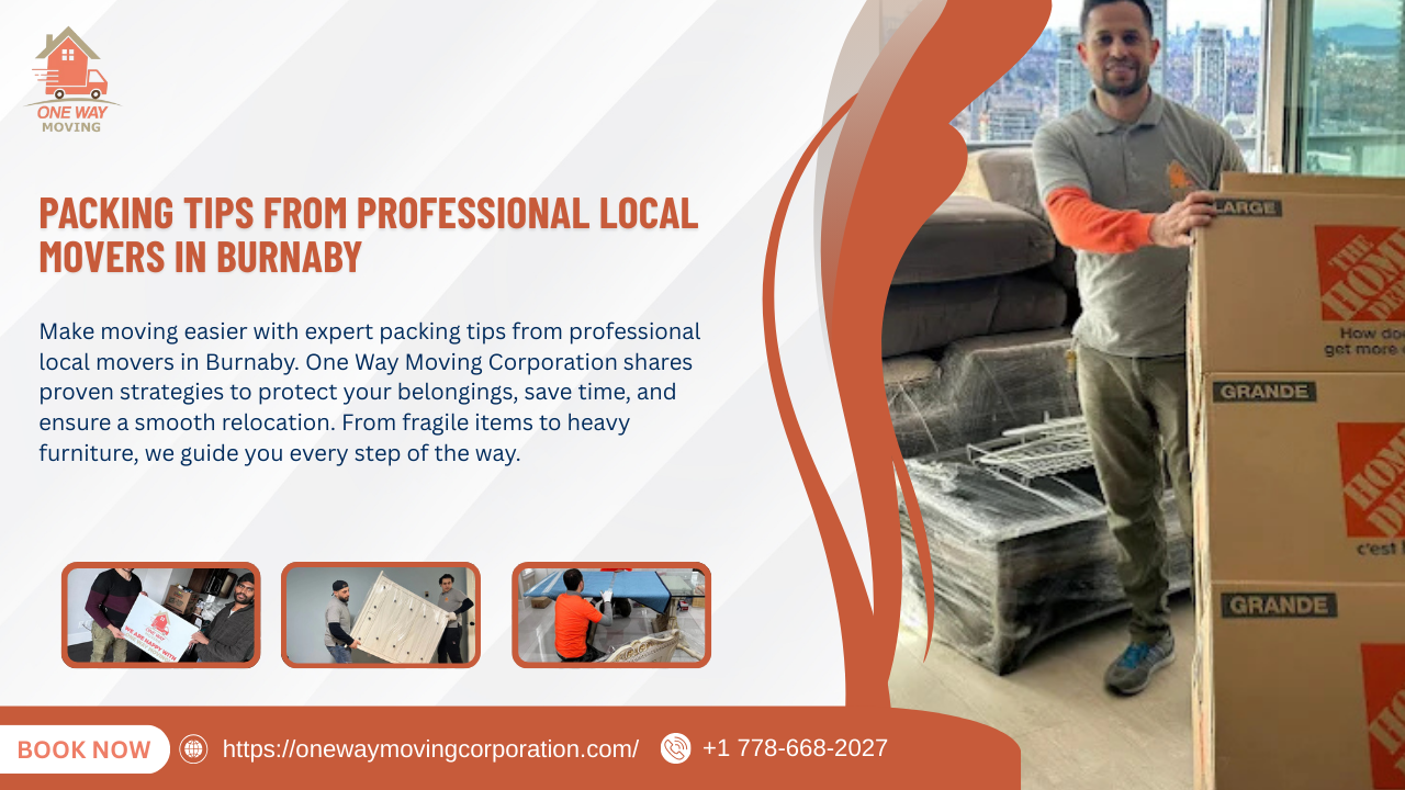 Packing Tips from Professional Local Movers in Burnaby