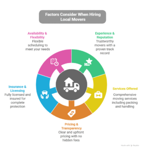 Factors to Consider When Hiring Local Movers 