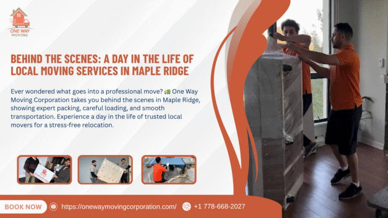 Behind the Scenes: A Day in the Life of Local Moving Services in Maple Ridge behind the scenes a day in the life of local moving services in maple ridge