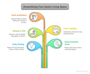 smart downsizing tips for seniors visual selection