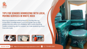 tips for seniors downsizing with local moving services in white rock